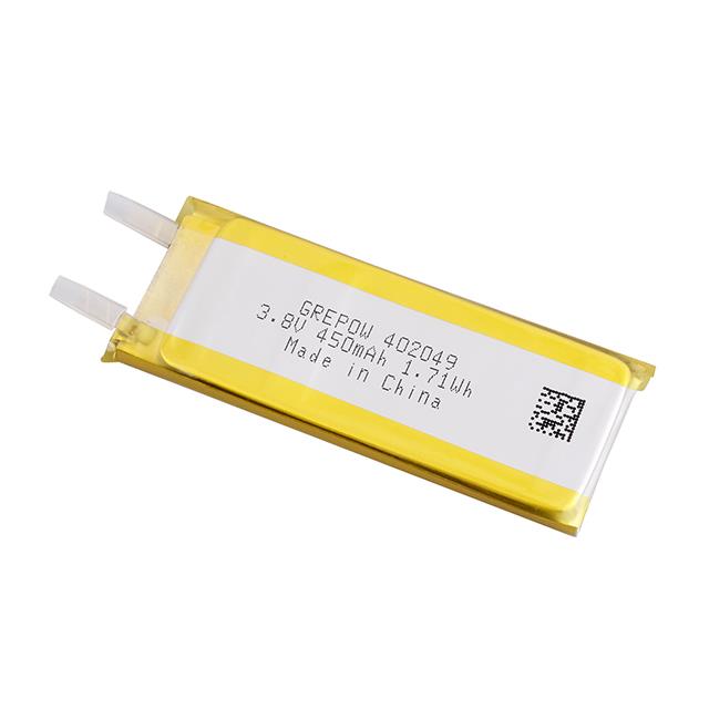 Grepow Inc. GRP402049-1C-3.8V-450mAh electronic component product image