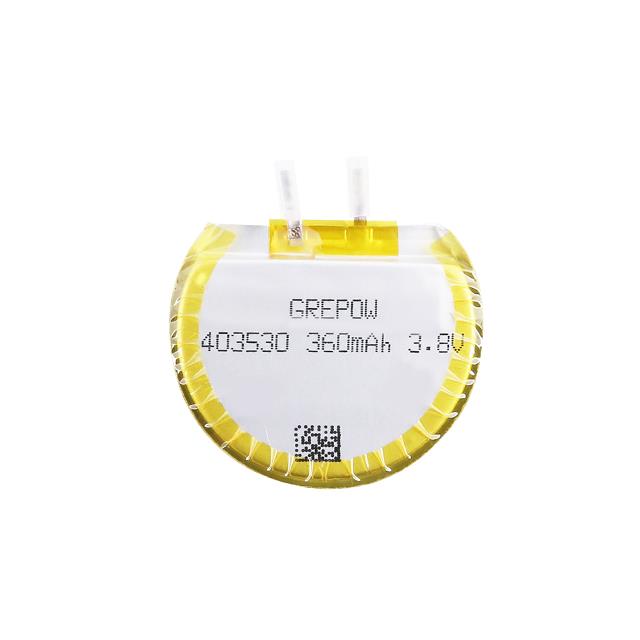 Grepow Inc. GRP403530-1C-4.35V-360mAh with PCM electronic component product image