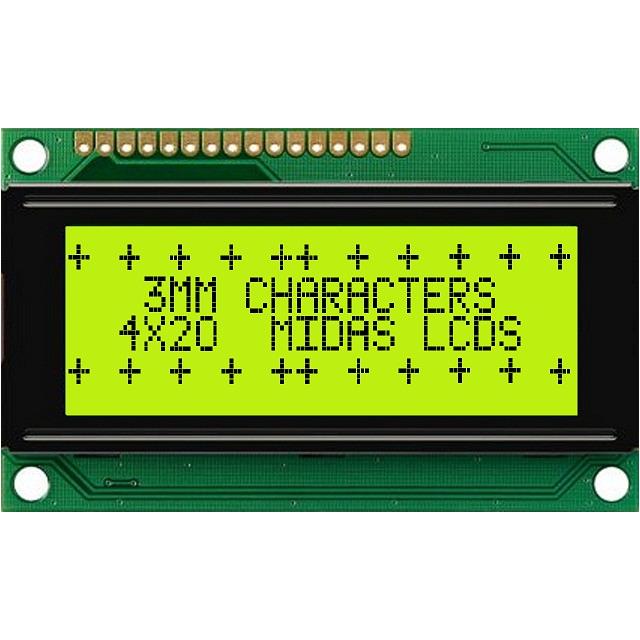 Midas Displays MC42004A6W-SPTLY-V2 electronic component product image
