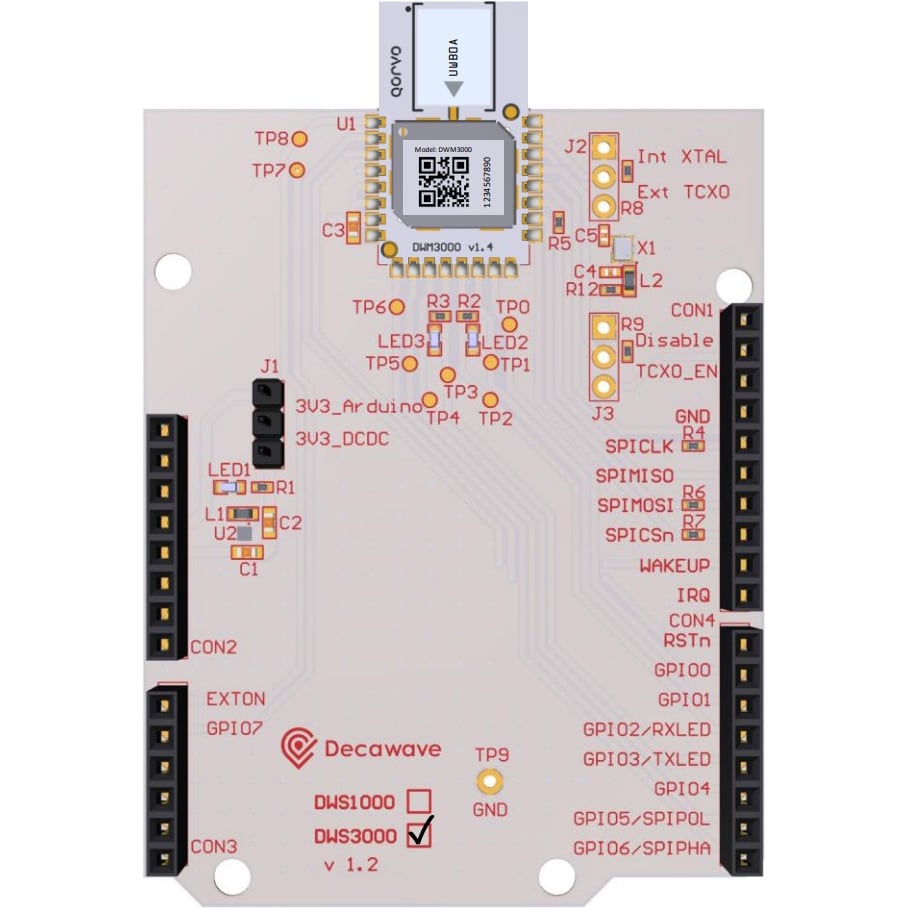 Qorvo DWM3000EVB electronic component product image