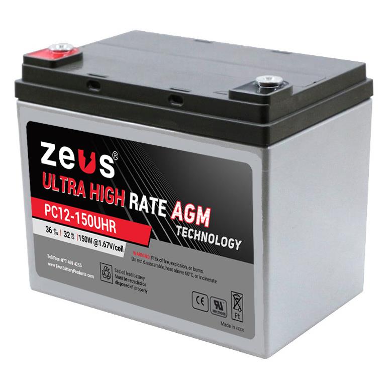 ZEUS Battery Products PC12-150UHR electronic component product image