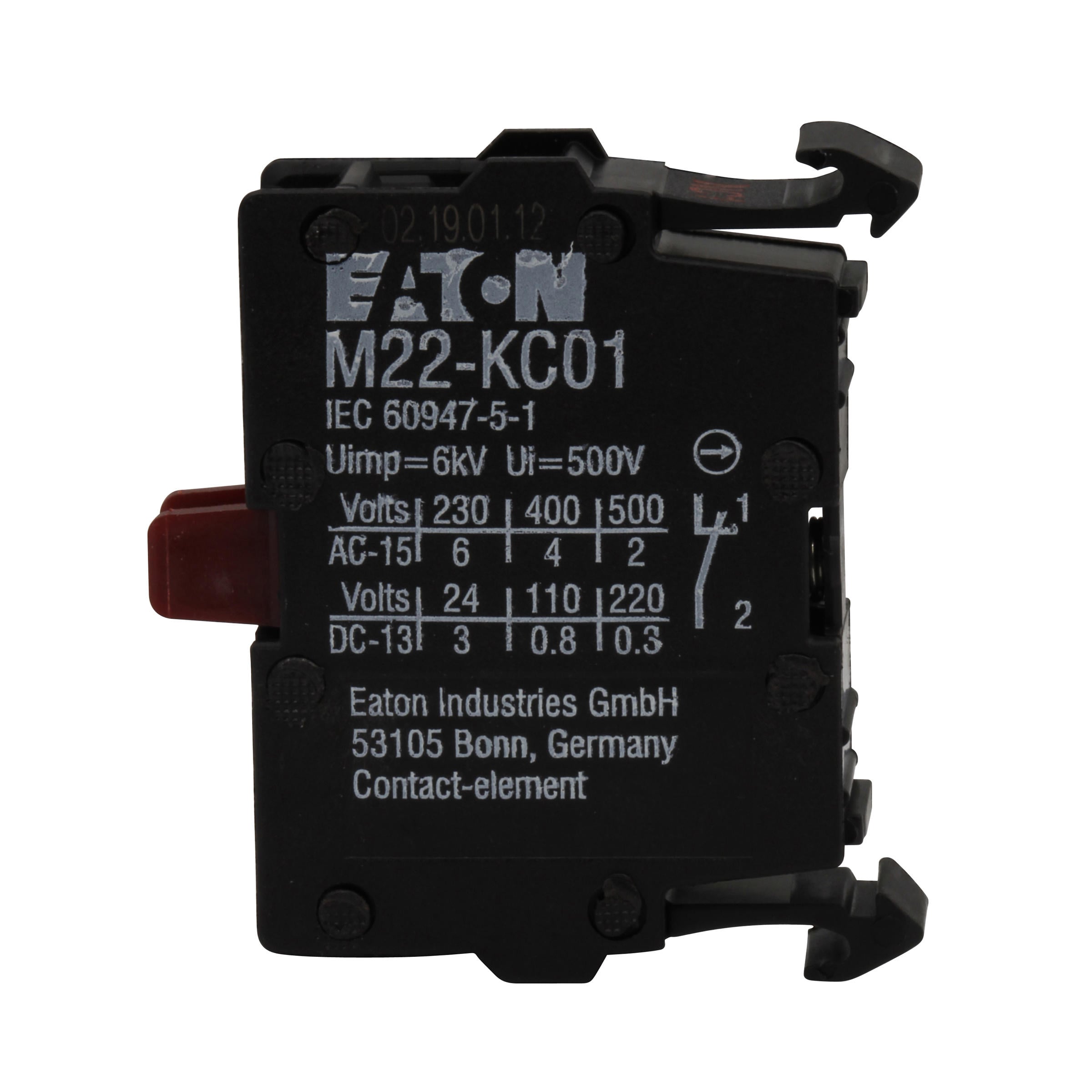 Eaton Electrical M22-KC01 electronic component product image