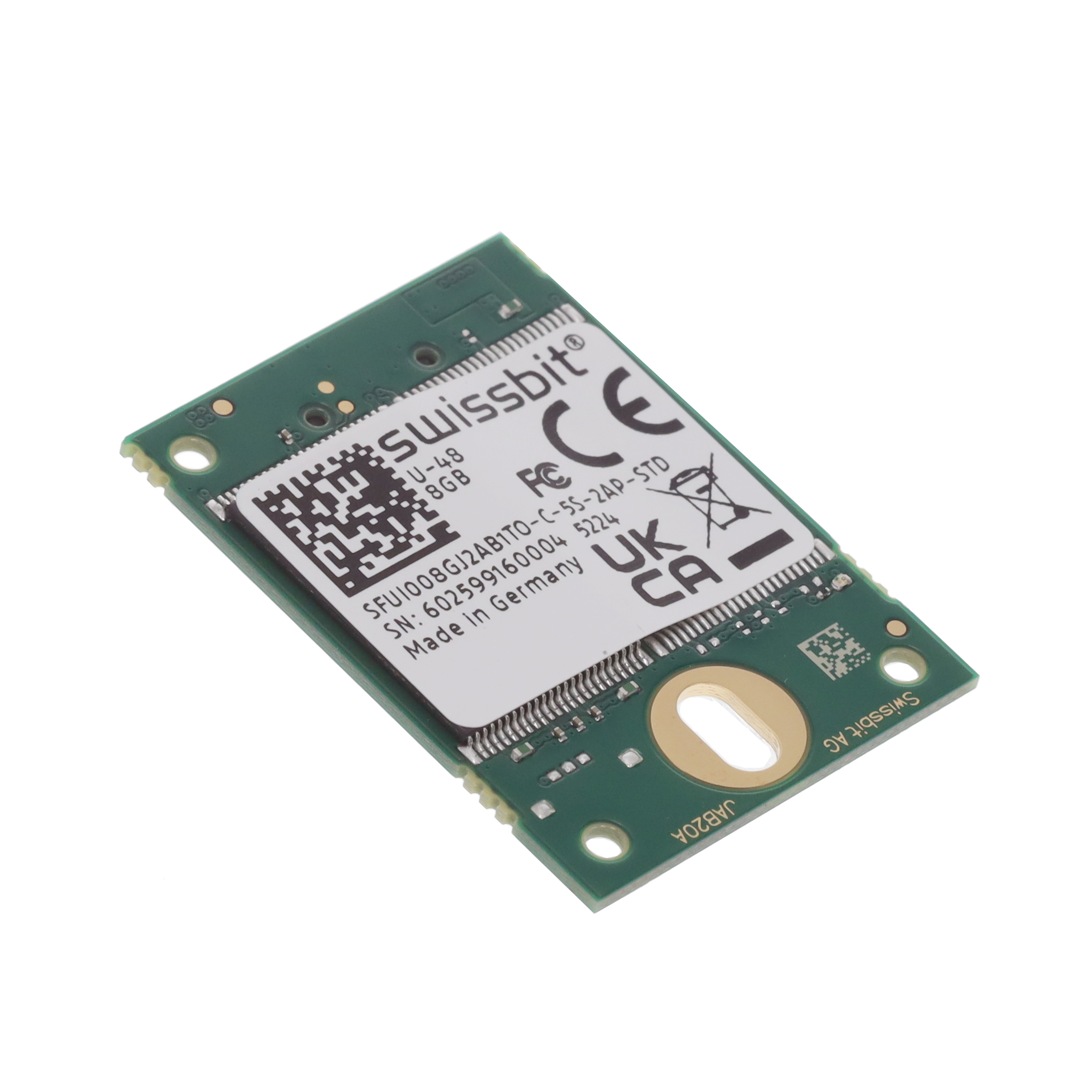 Swissbit SFUI008GJ2AB1TO-C-5S-2AP-STD electronic component product image