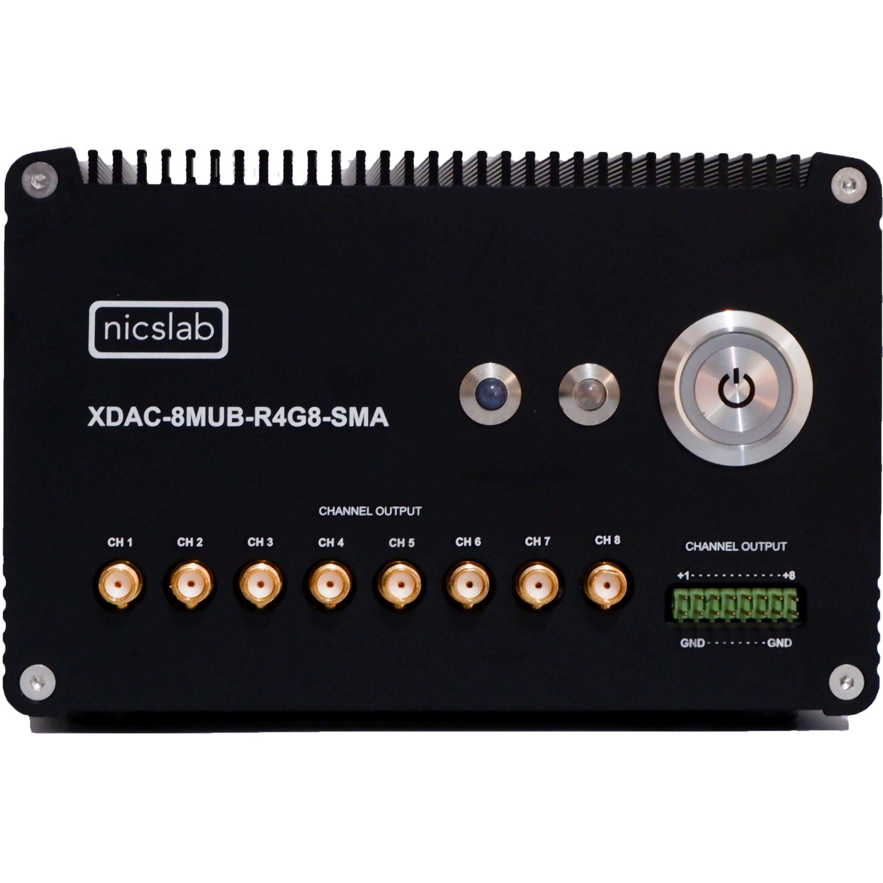 Nicslab XDAC-8MUB-R4G8-SMA electronic component product image