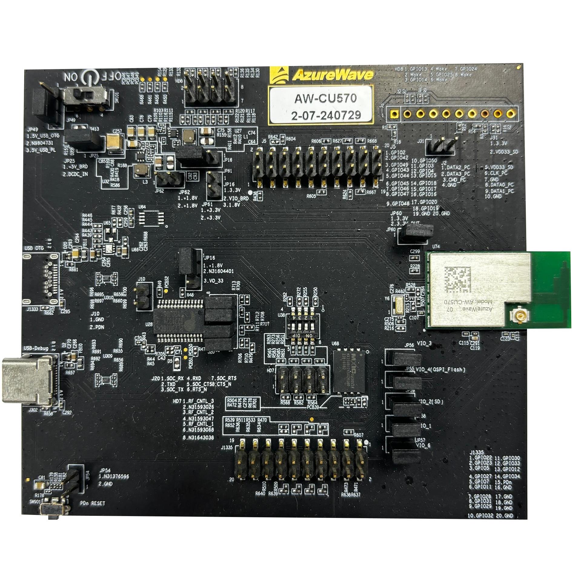 AzureWave Technologies, Inc. AW-CU570-EVB electronic component product image