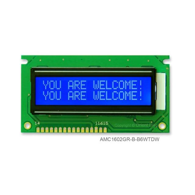 Orient Display AMC1602GR-B-B6WTDW electronic component product image