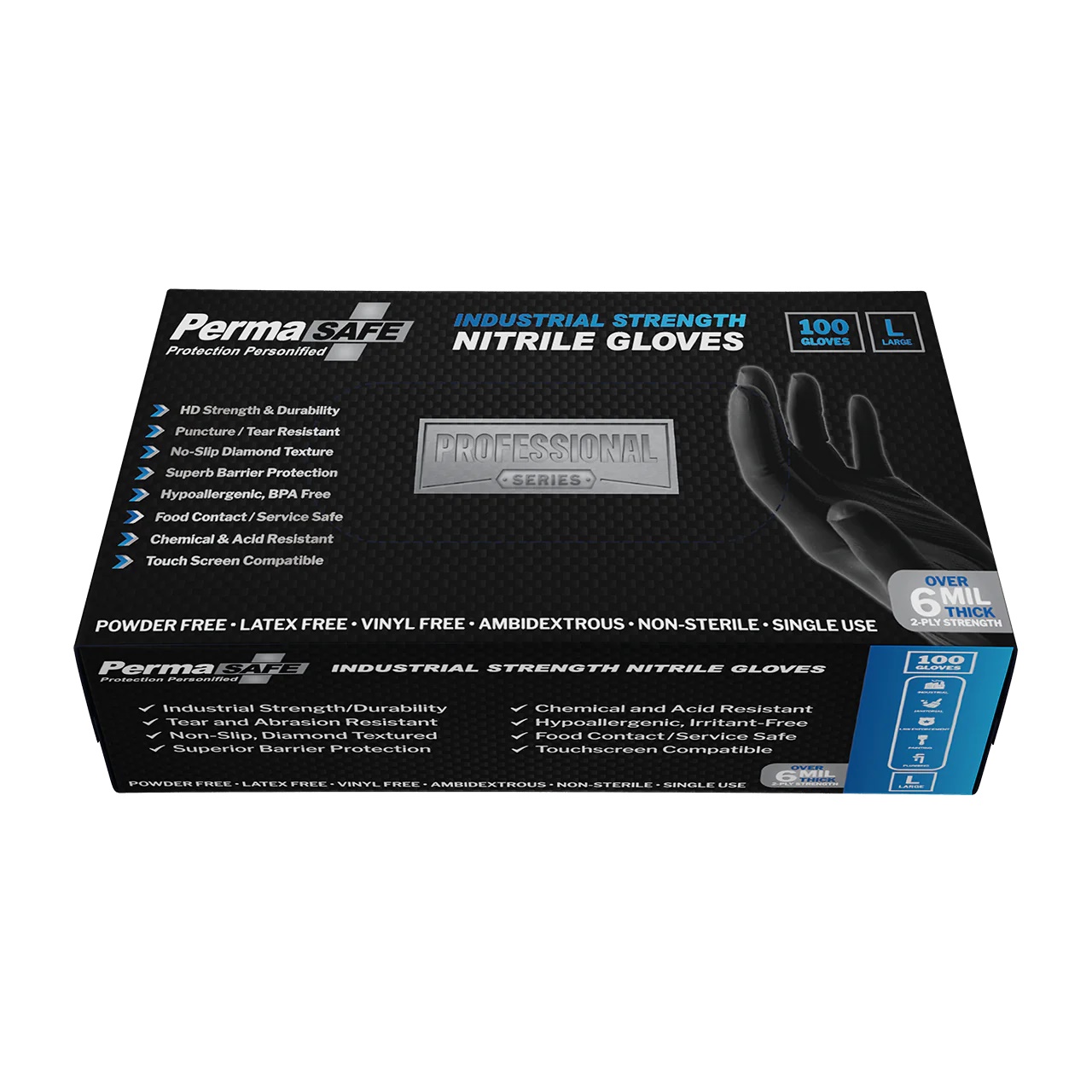 PermaSafe Industrial Nitrile Disposable Glove XXL electronic component product image