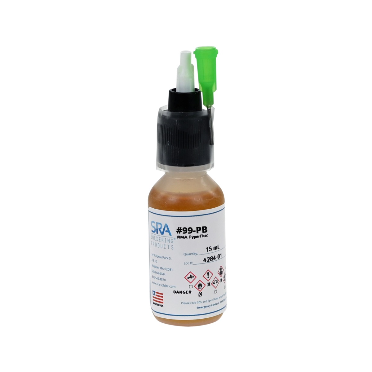 SRA Soldering Products FLS99PB-15ML electronic component product image