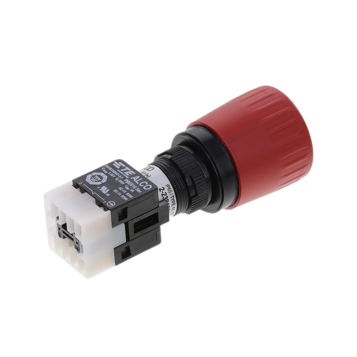 TE Connectivity ALCOSWITCH Switches PBES16L2CR electronic component product image