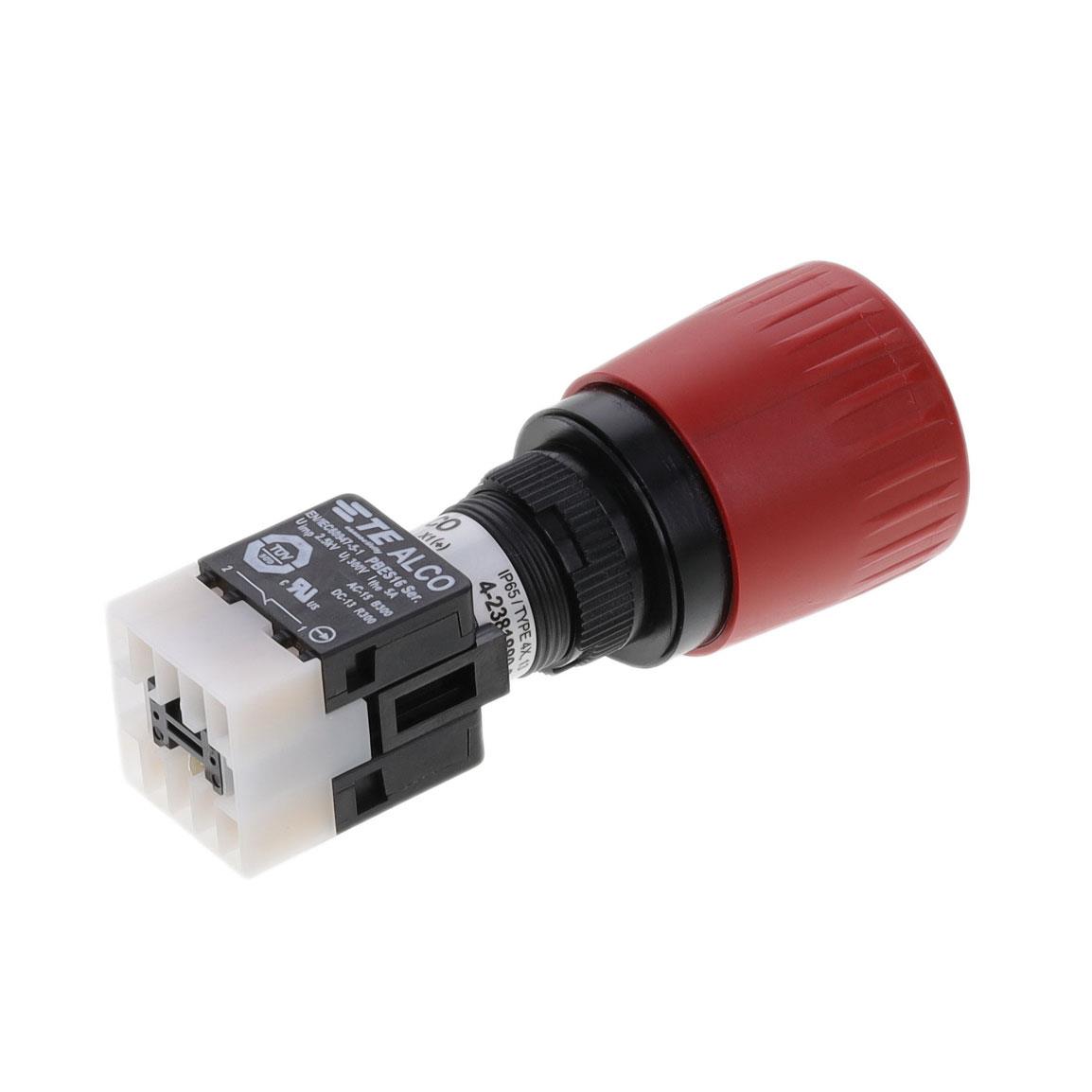 TE Connectivity ALCOSWITCH Switches PBES16L30R electronic component product image