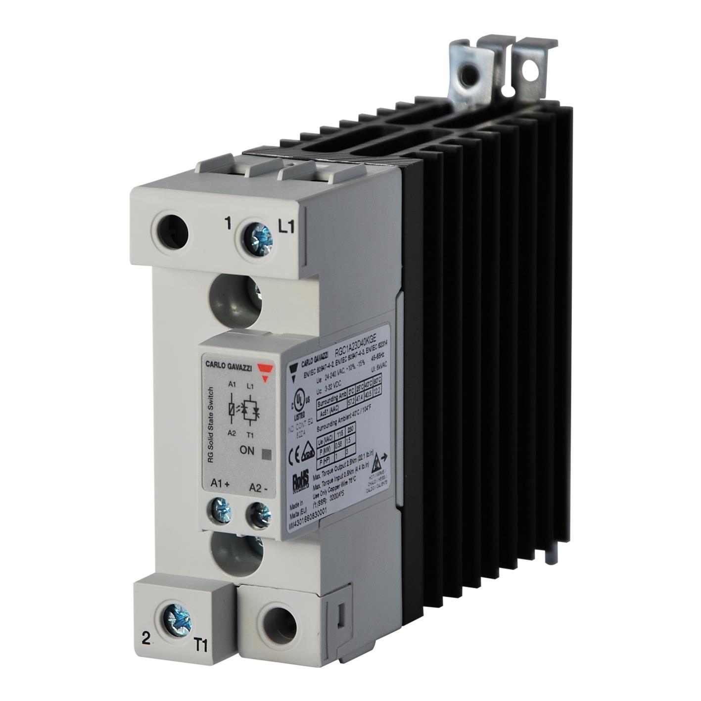 Carlo Gavazzi Inc. RGH1A60A40KGE electronic component product image