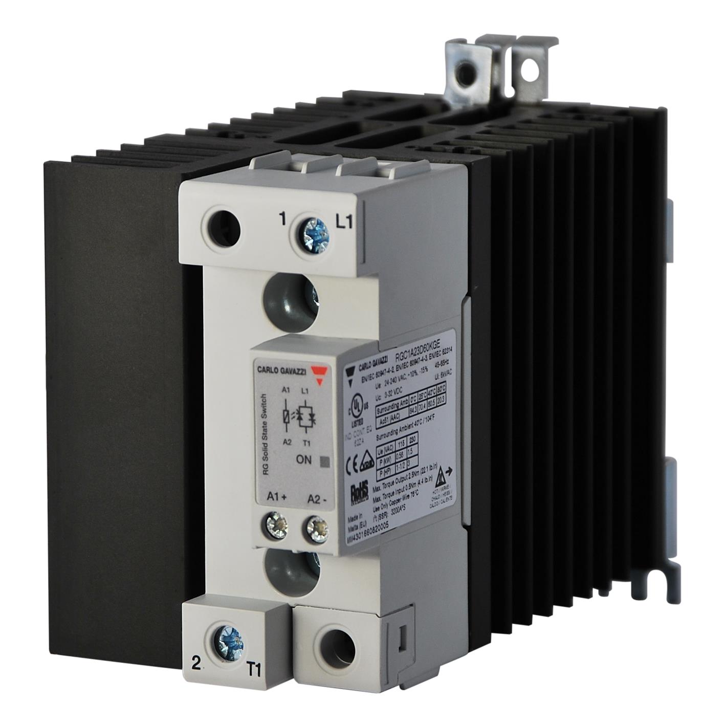 Carlo Gavazzi Inc. RGC1A60A60KGE electronic component product image