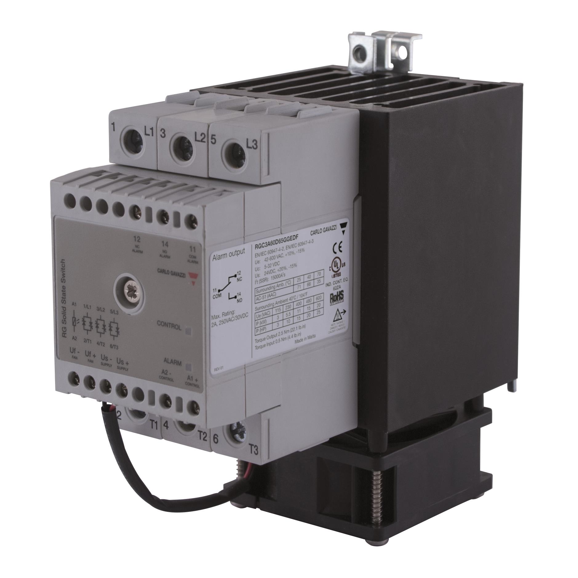 Carlo Gavazzi Inc. RGC3A60A65GGEAF electronic component product image