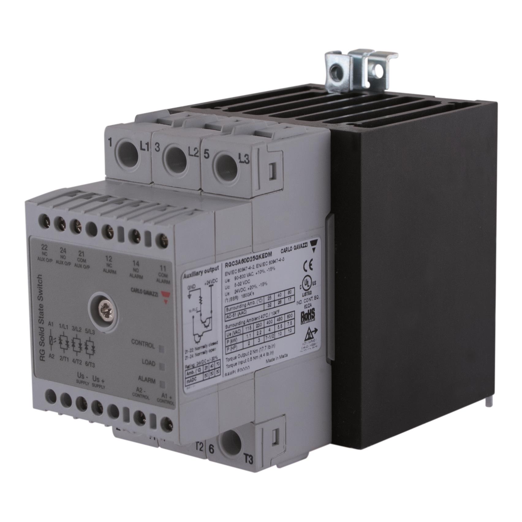 Carlo Gavazzi Inc. RGC3A60D25GKEDM electronic component product image