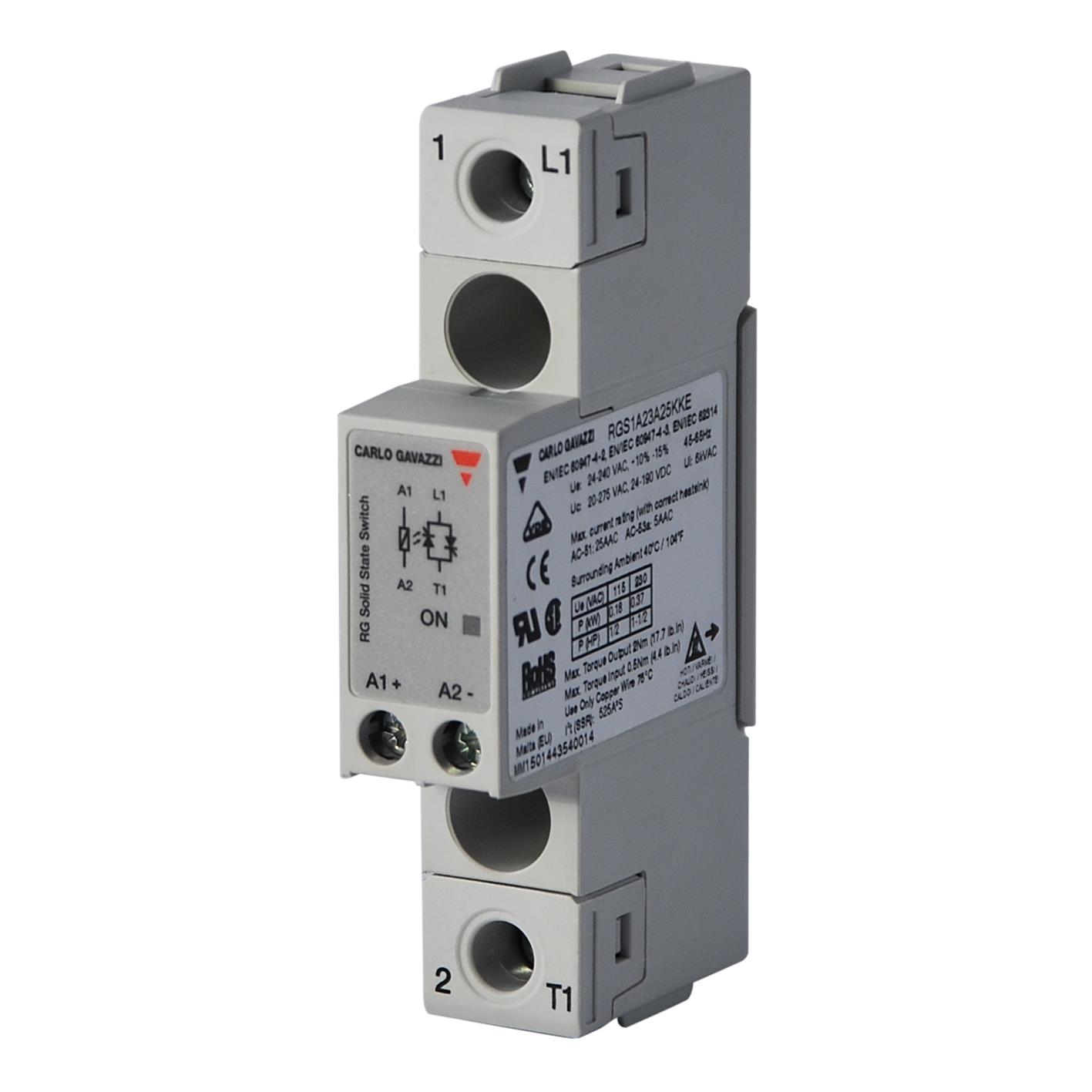 Carlo Gavazzi Inc. RGS1A23A25KKE electronic component product image