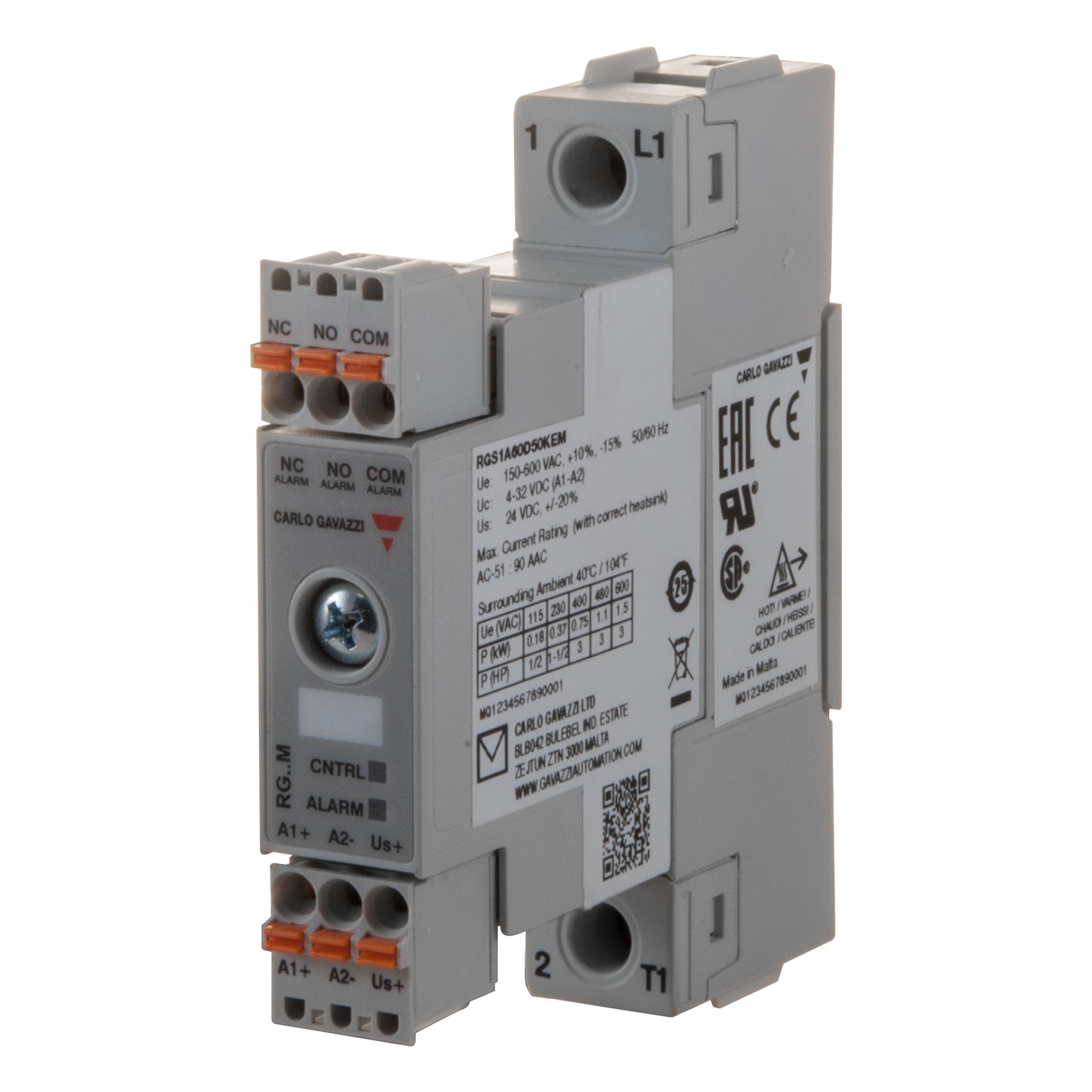 Carlo Gavazzi Inc. RGS1A60D50KEM electronic component product image