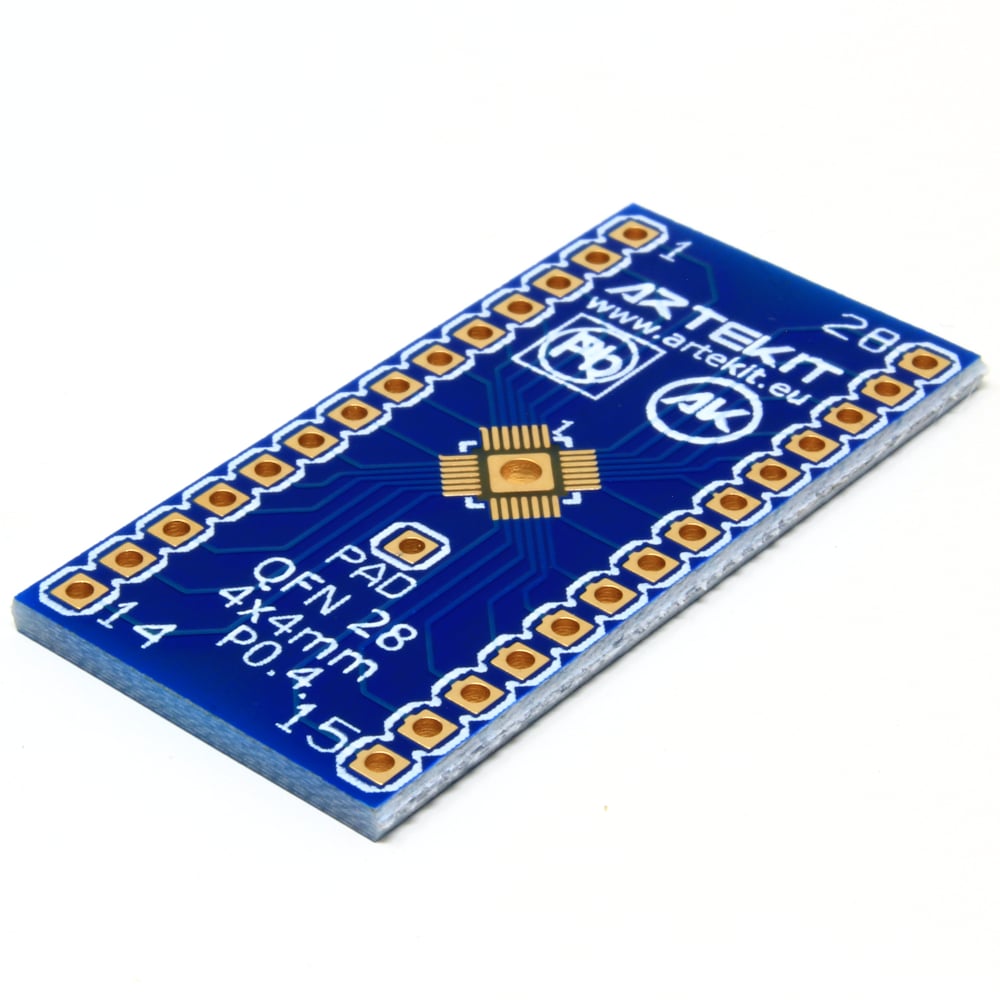 Artekit Labs DA-QFN28-4X4P40 electronic component product image