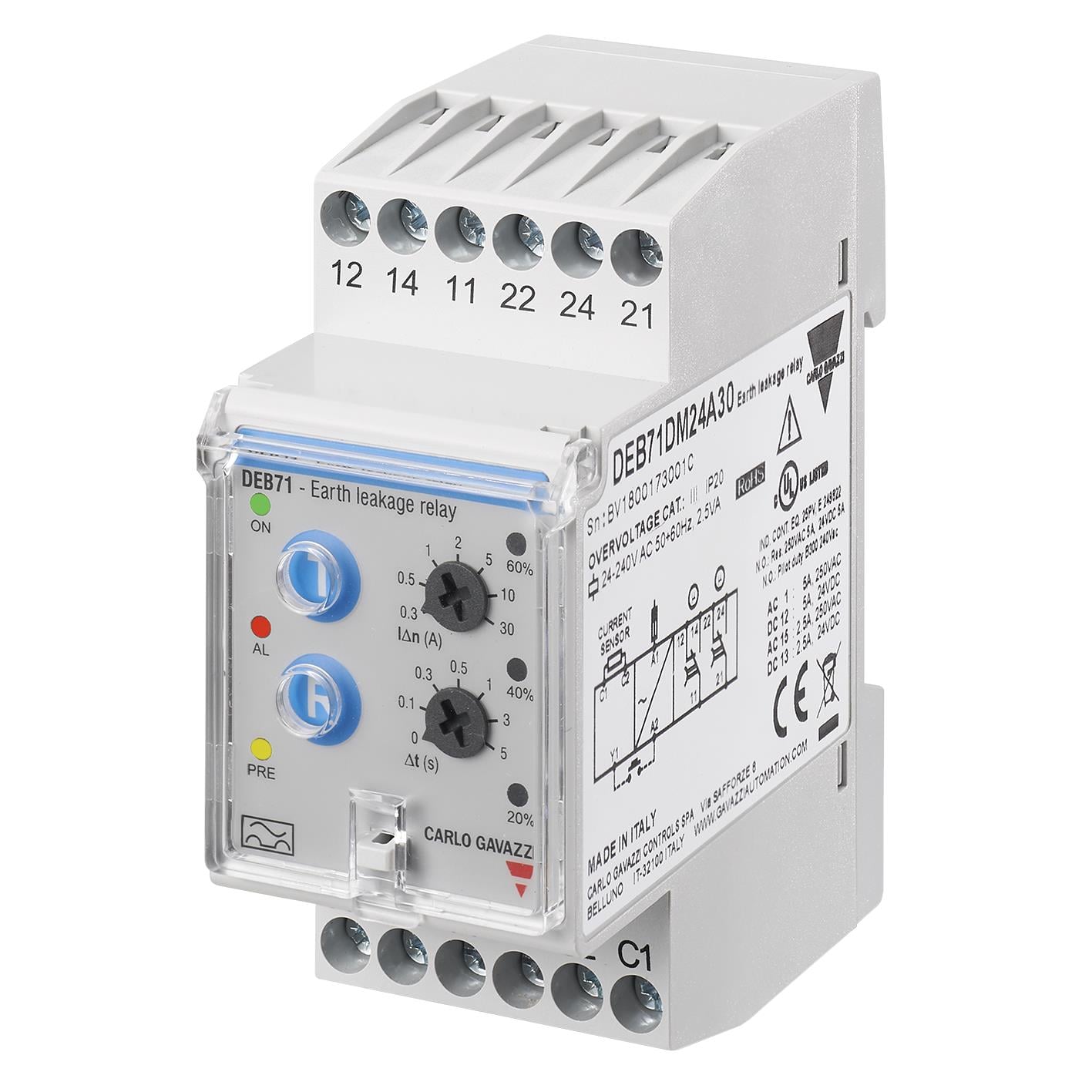 Carlo Gavazzi Inc. DEB71DM24A30 electronic component product image