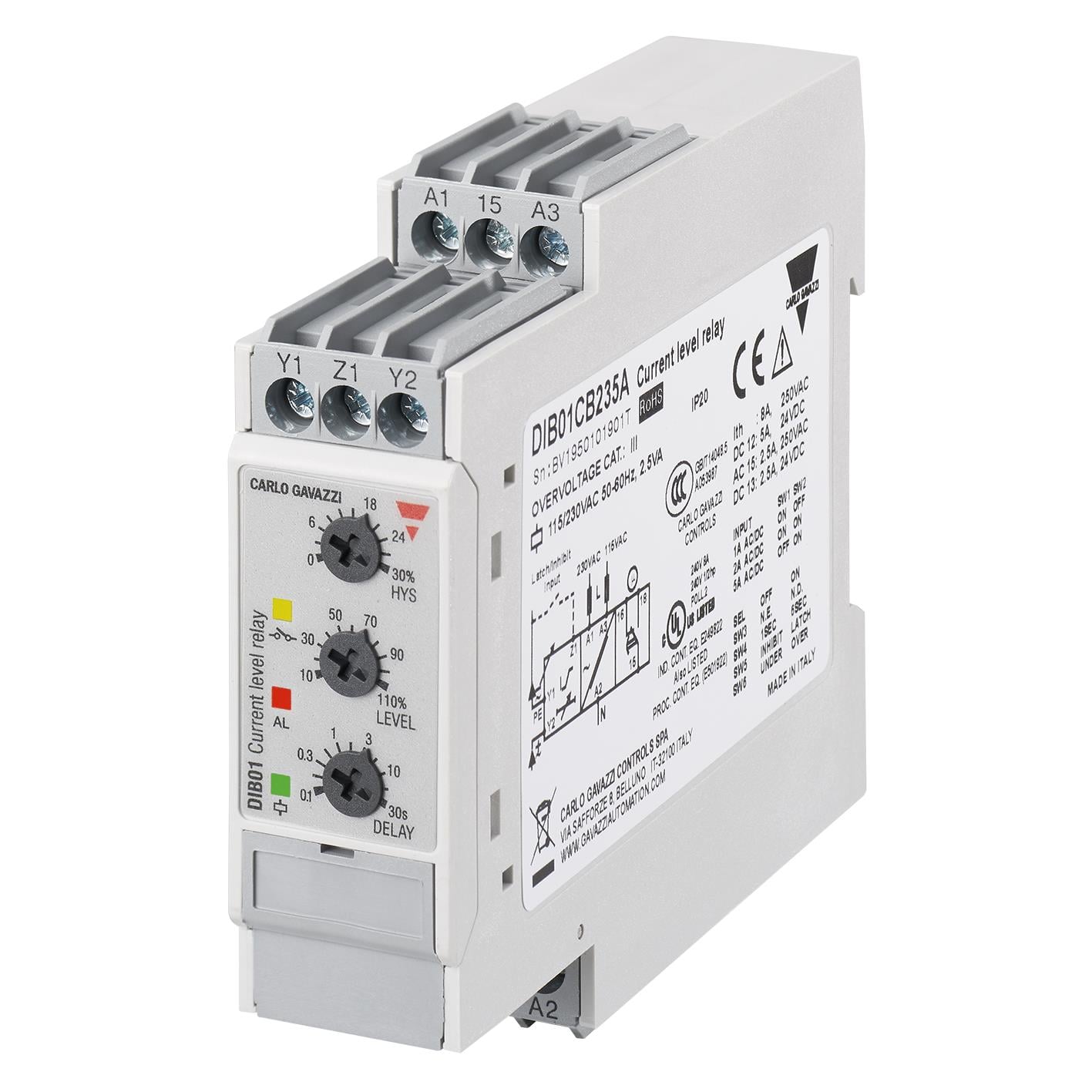 Carlo Gavazzi Inc. DIB01CB23500MA electronic component product image