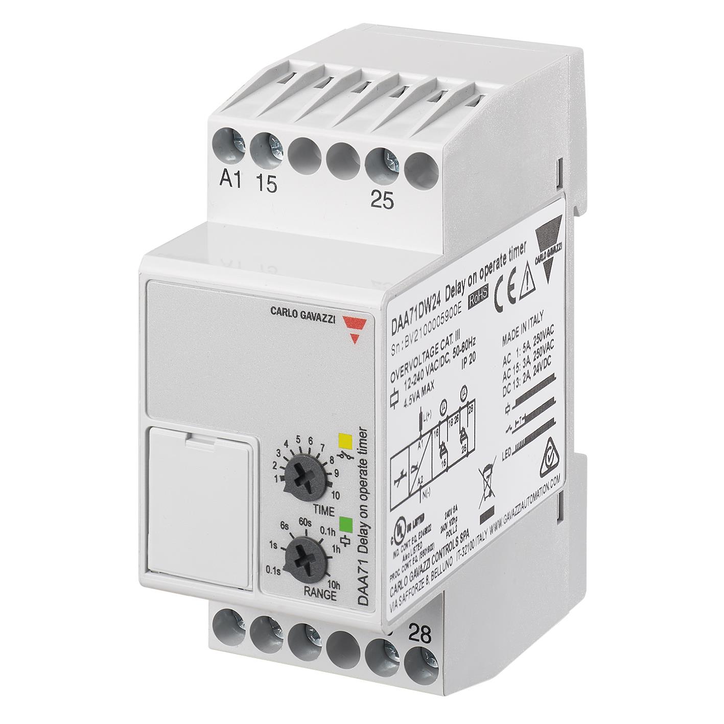 Carlo Gavazzi Inc. DAA71DW24 electronic component product image