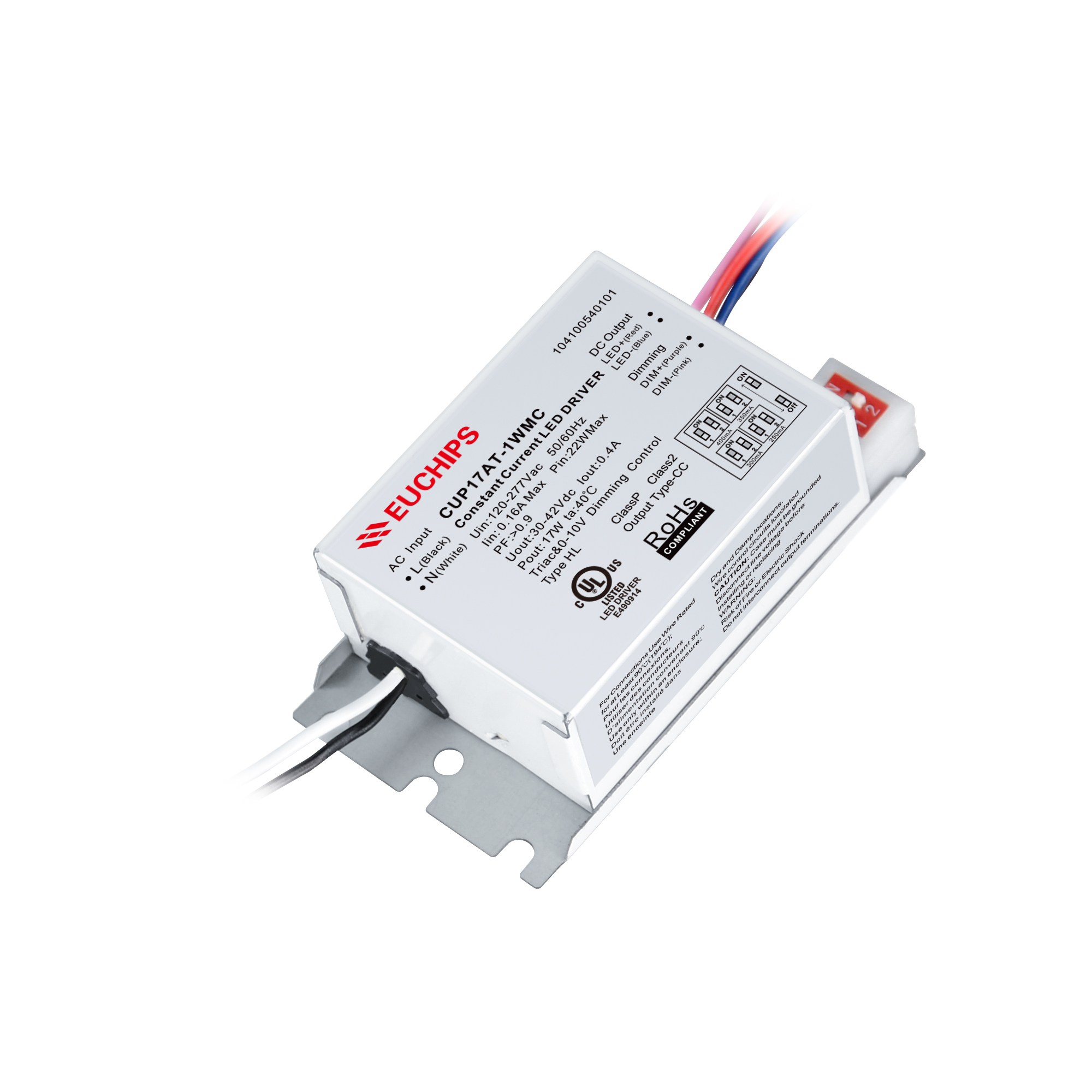 Euchips Electronics Inc CUP17AT-1WMC electronic component product image