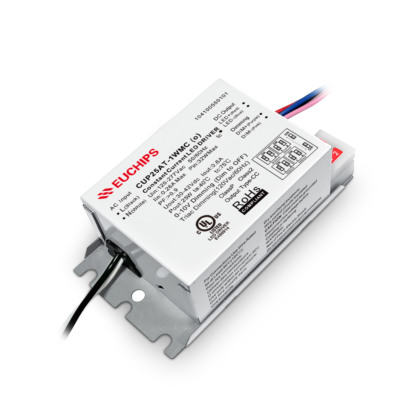 Euchips Electronics Inc CUP25AT-1WMC electronic component product image