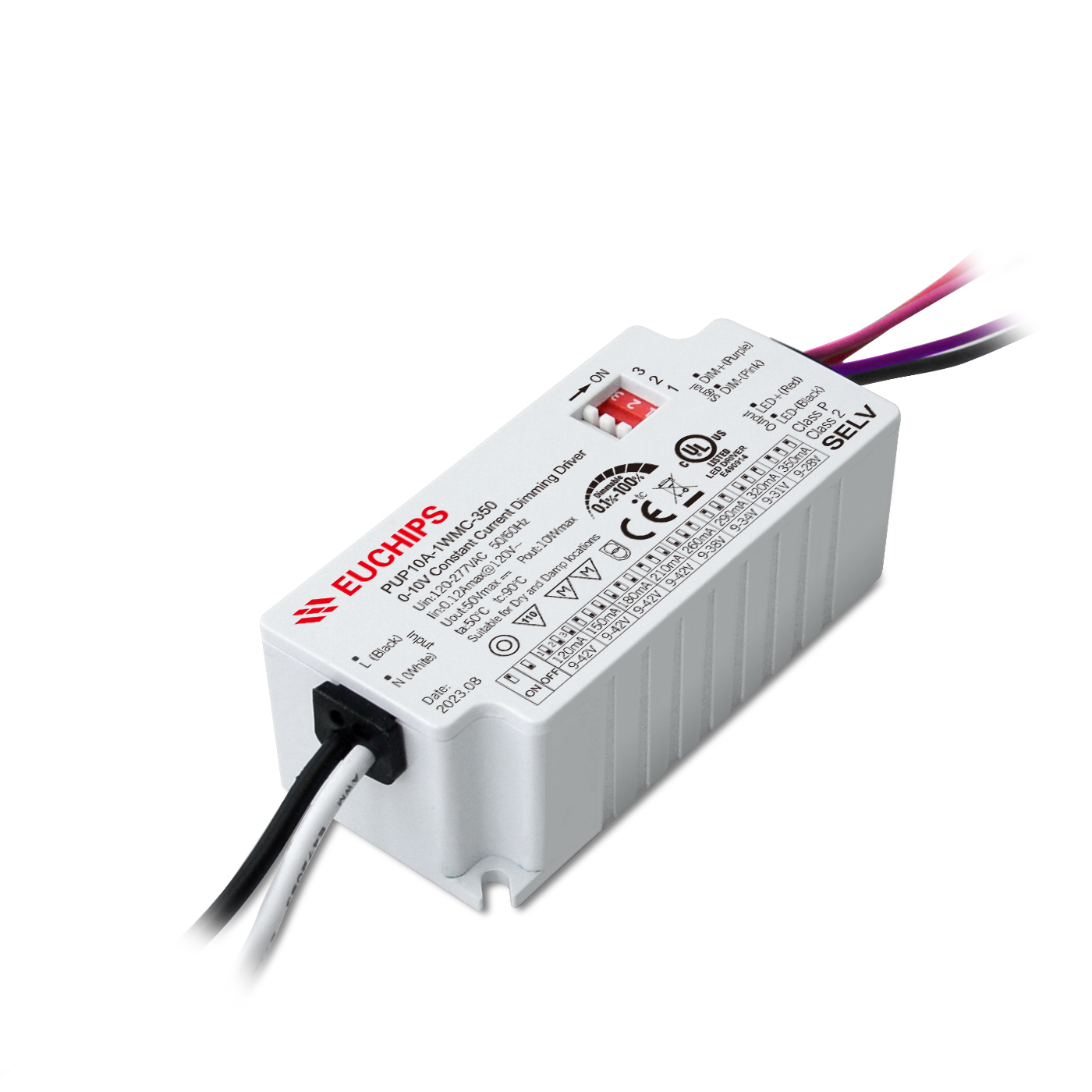 Euchips Electronics Inc PUP10A-1WMC-350 electronic component product image