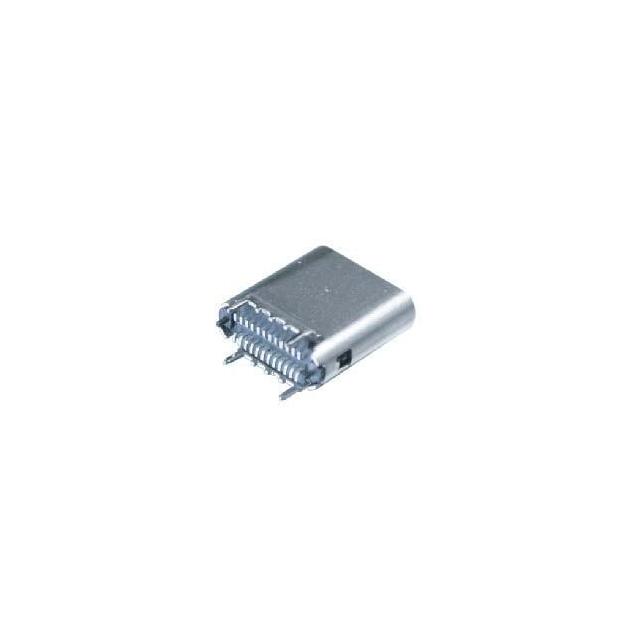 Adam Tech USB-C31-S-VT-CS2A-BK-PP-T/R electronic component product image