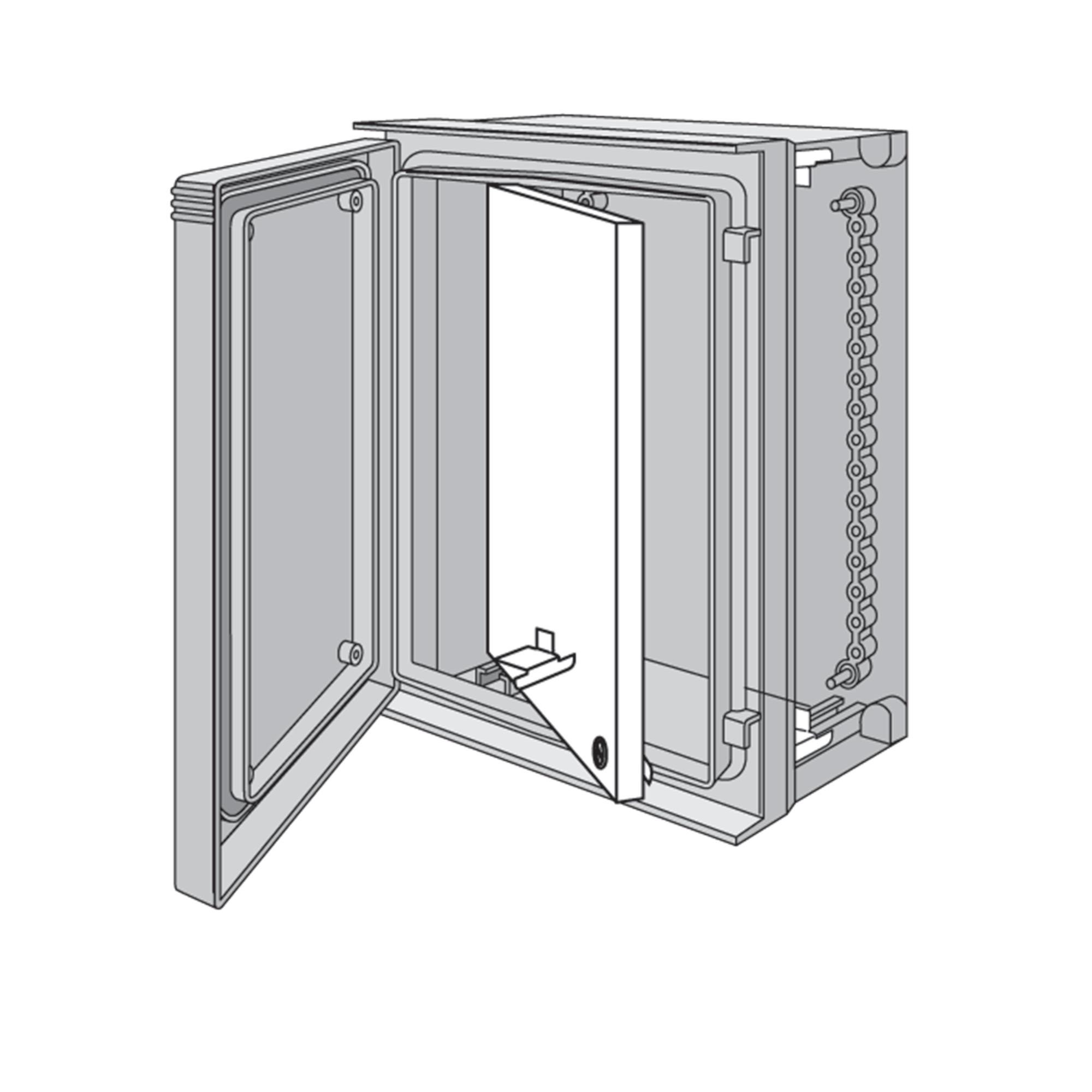 Hoffman Enclosures, Inc. UU10080SP electronic component product image