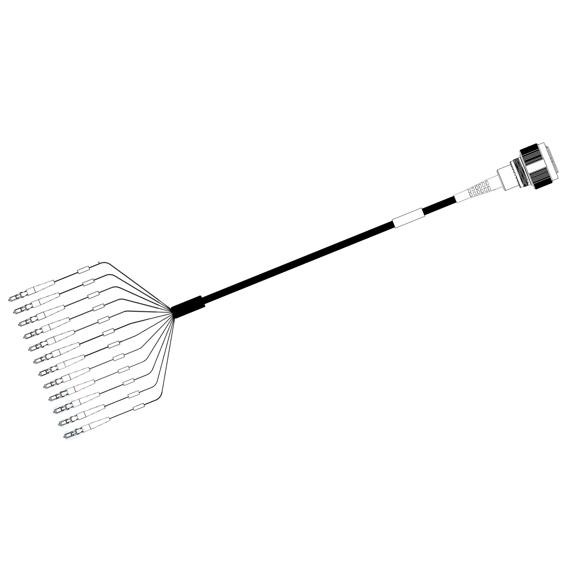 Amphenol Fiber Systems International 17053010QA-D2 electronic component product image