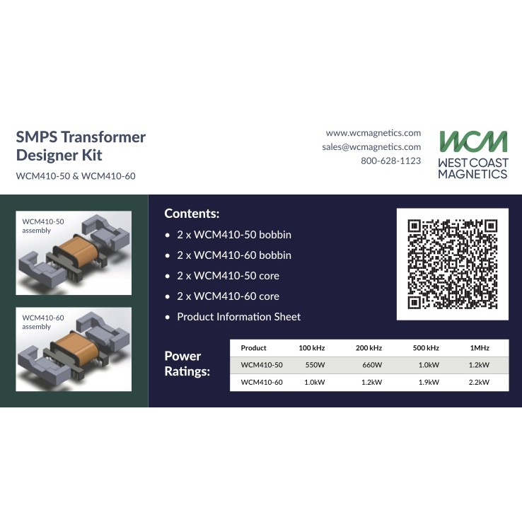 West Coast Magnetics WCM410KIT-50-60 electronic component product image