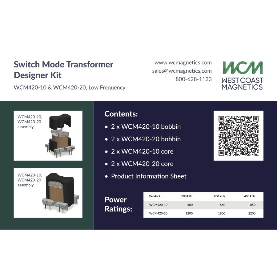 West Coast Magnetics WCM420KIT-10-20 electronic component product image