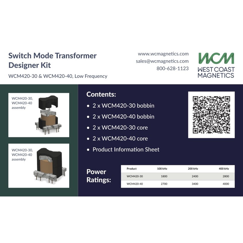 West Coast Magnetics WCM420KIT-30-40 electronic component product image