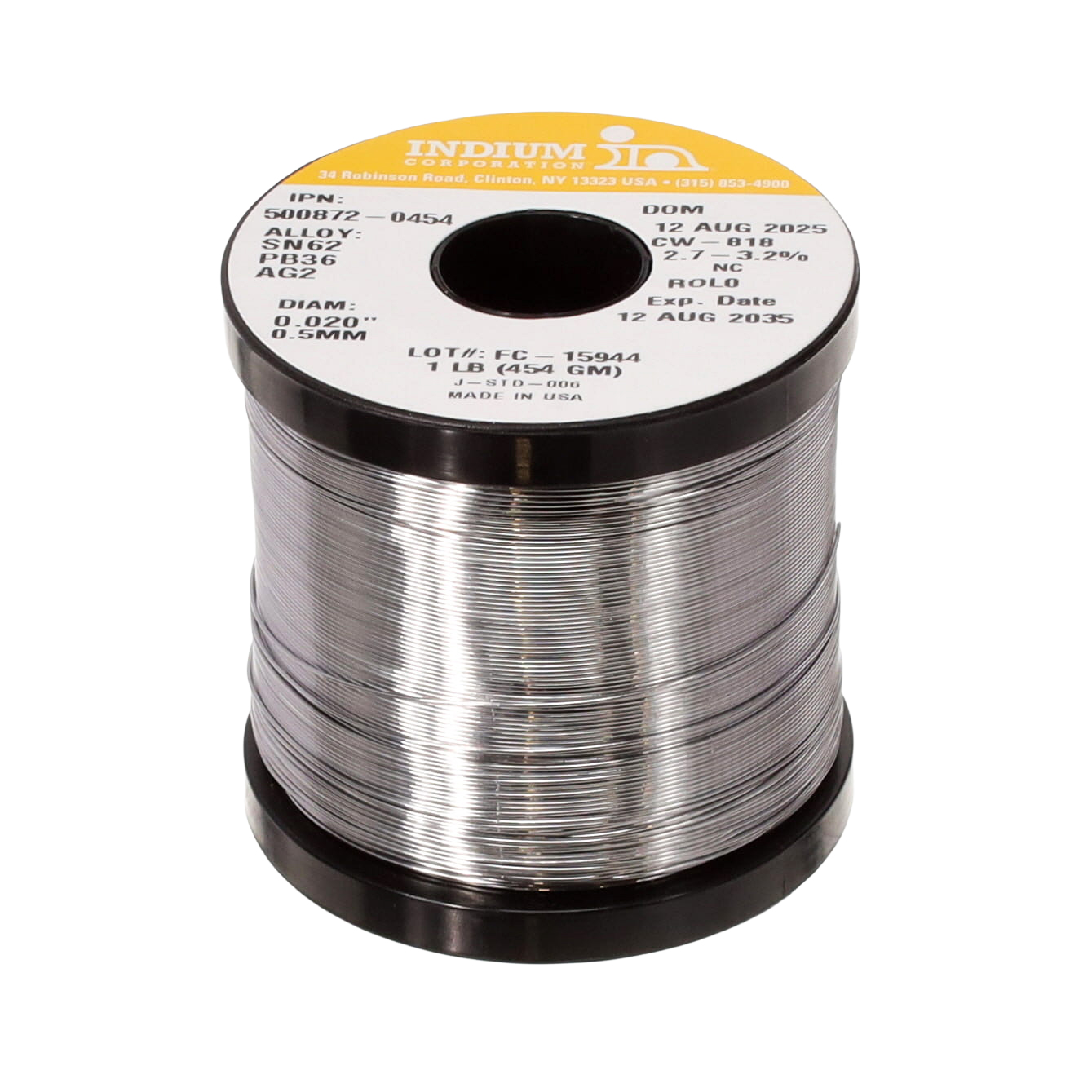 Indium Corporation of America WIREFC-501327-0454 electronic component product image