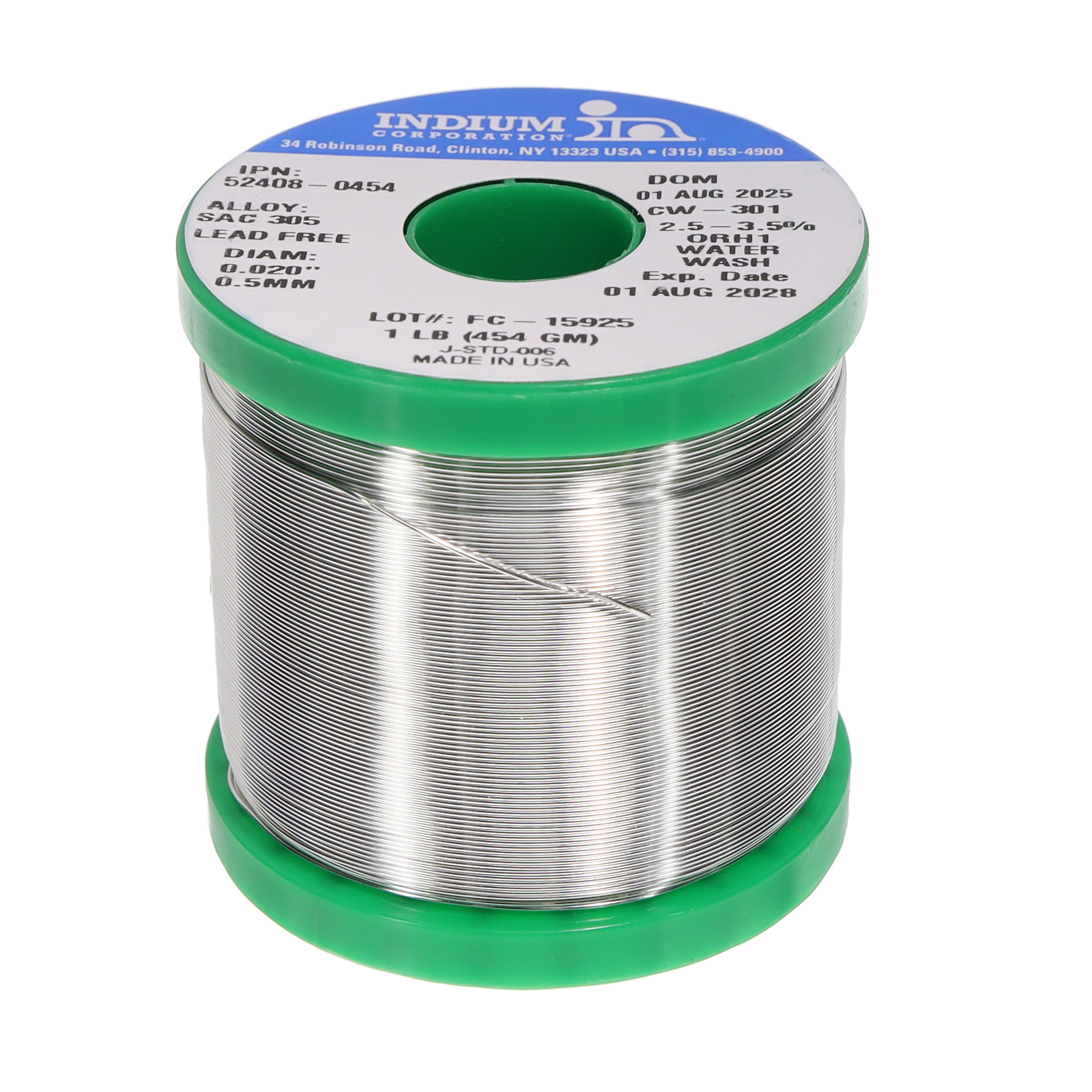 Indium Corporation of America WIREFC-52409-0454 electronic component product image
