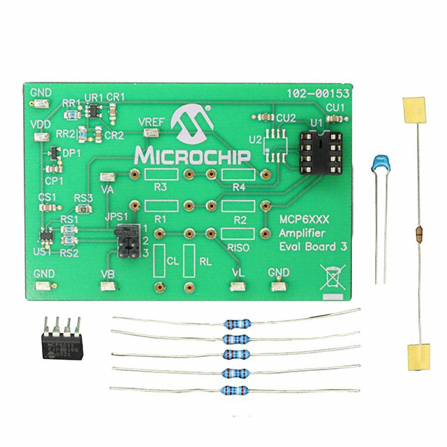 Microchip Technology MCP6XXXEV-AMP3 electronic component product image