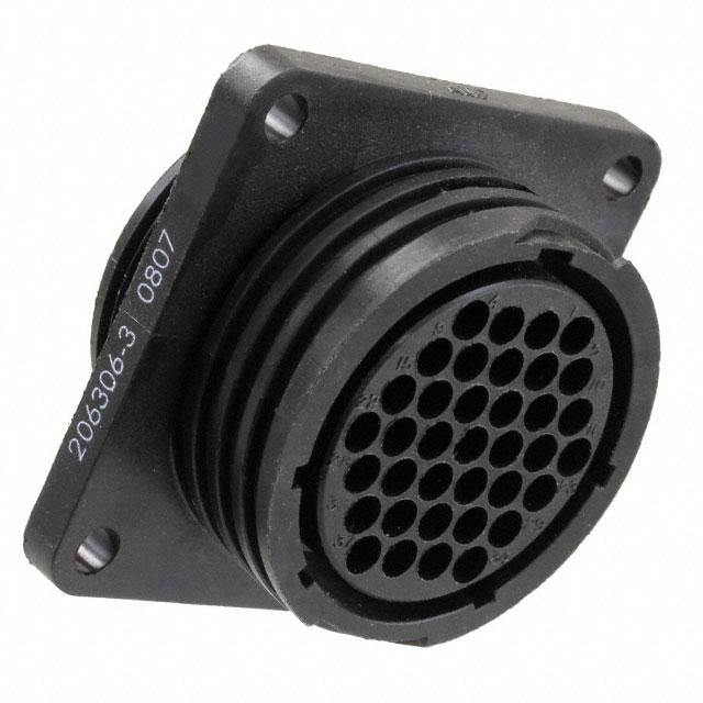 TE Connectivity AMP Connectors 206306-3 electronic component product image