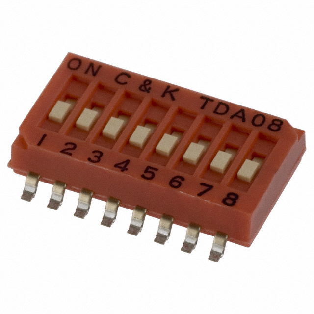 C&K TDA08H0SK1 electronic component product image