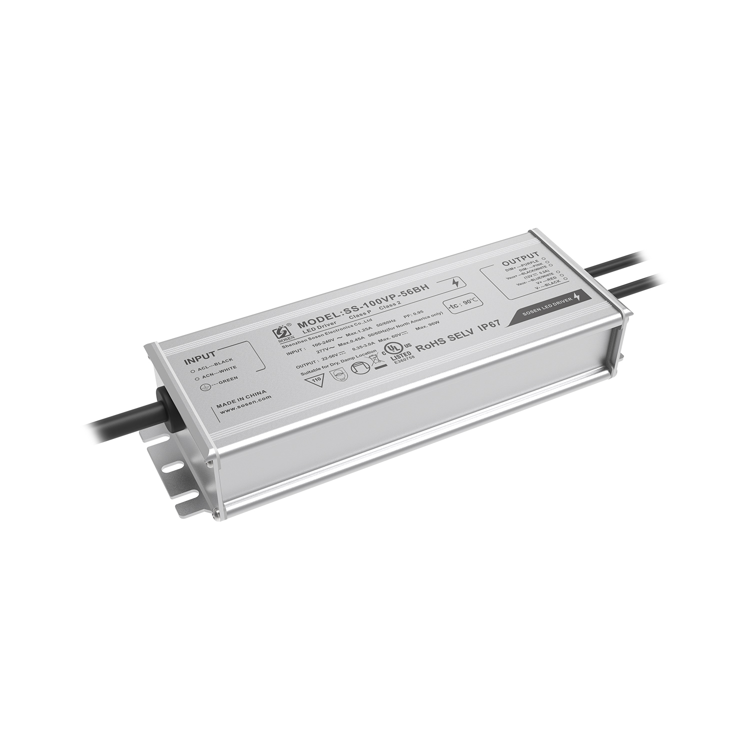 Sosen USA, Inc SS-100VP-56BH electronic component product image