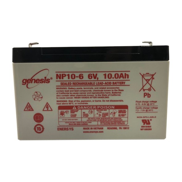 EnerSys NP10-6 electronic component product image