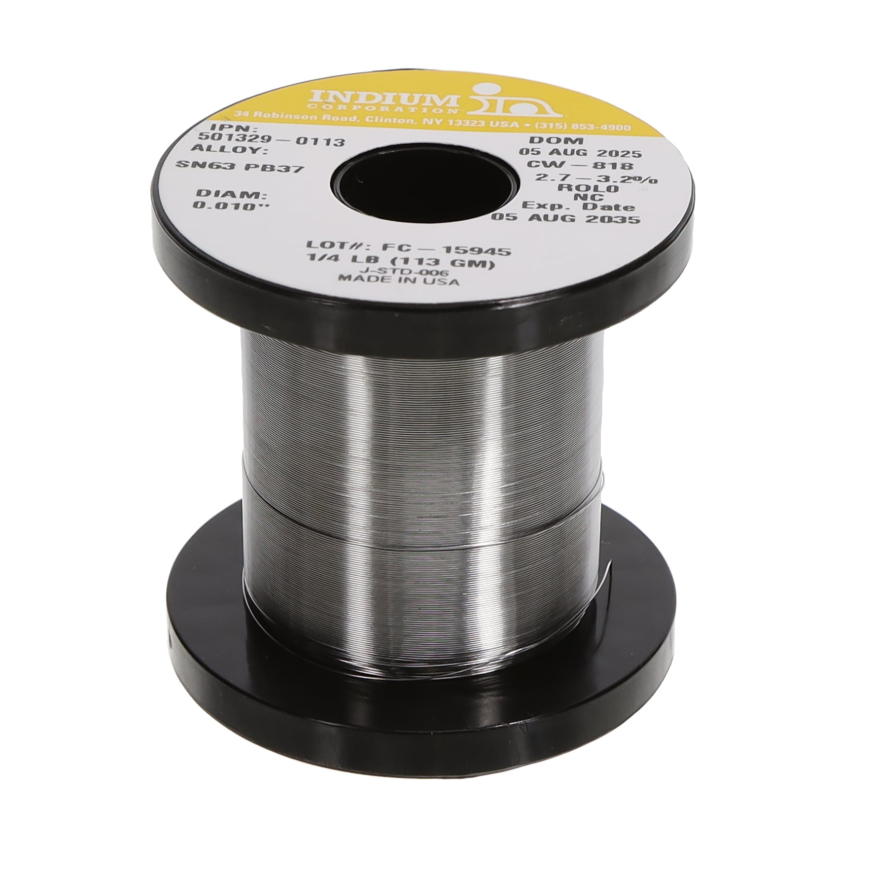 Indium Corporation of America WIREFC-501330-0454 electronic component product image