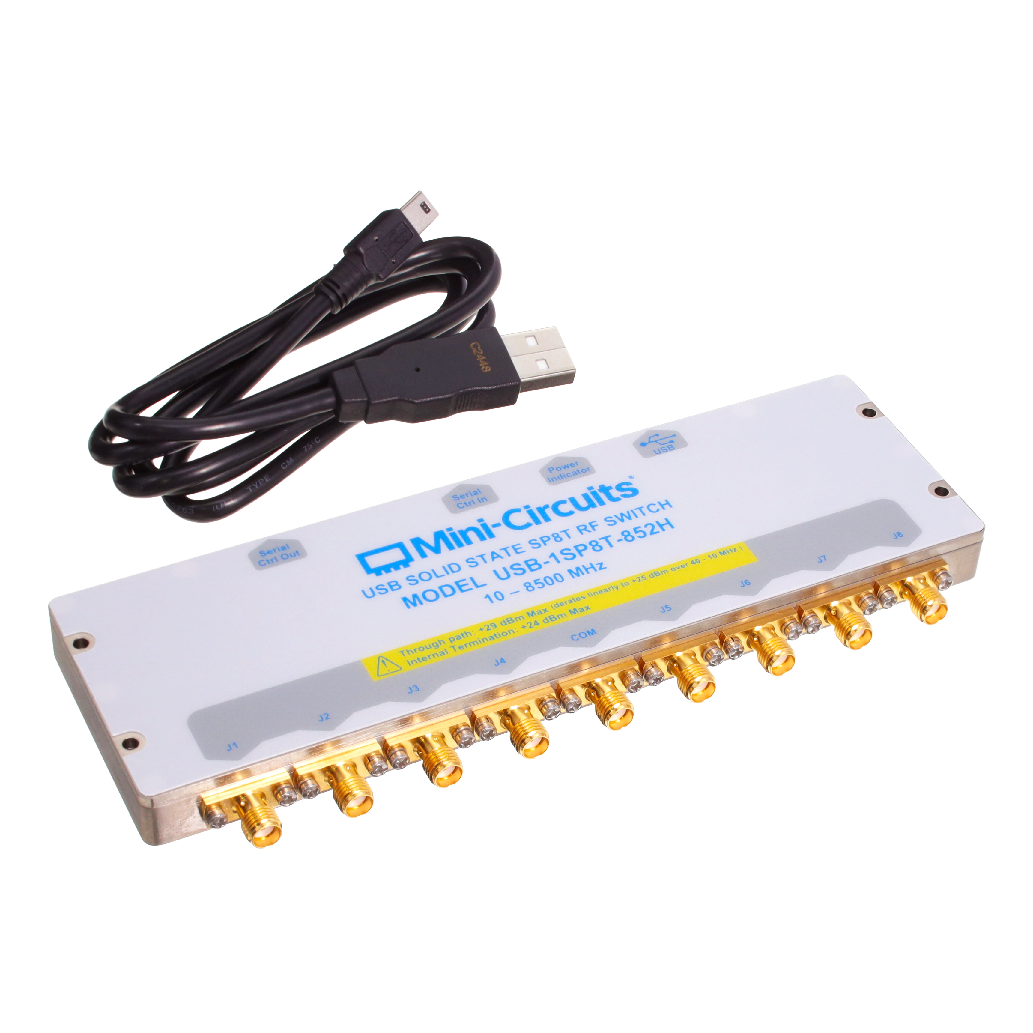Mini-Circuits USB-1SP8T-852H electronic component product image