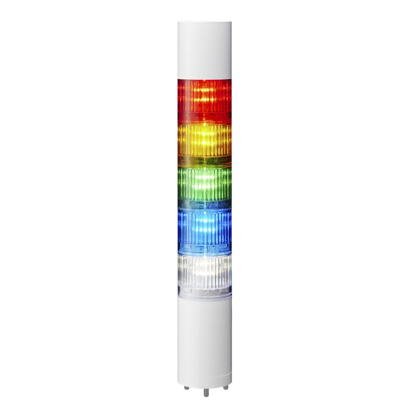 Patlite U.S.A. LR5-502WJBW-RYGBC electronic component product image