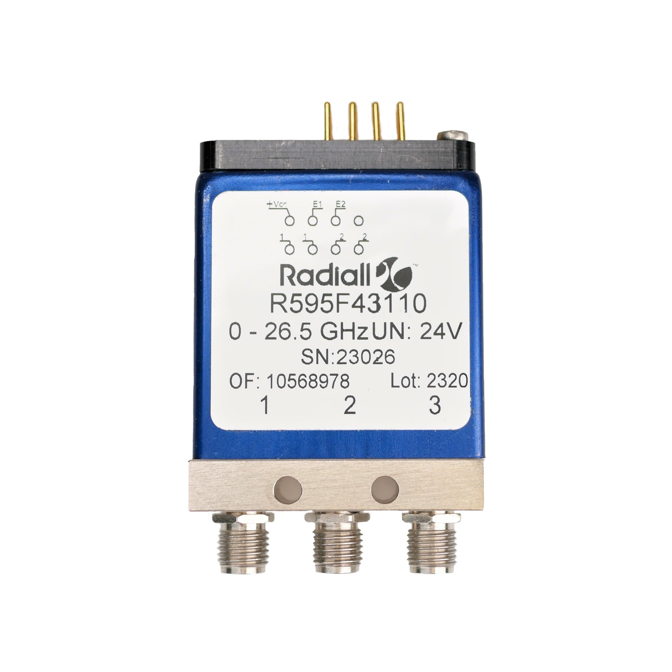 Radiall USA, Inc. R595443110 electronic component product image