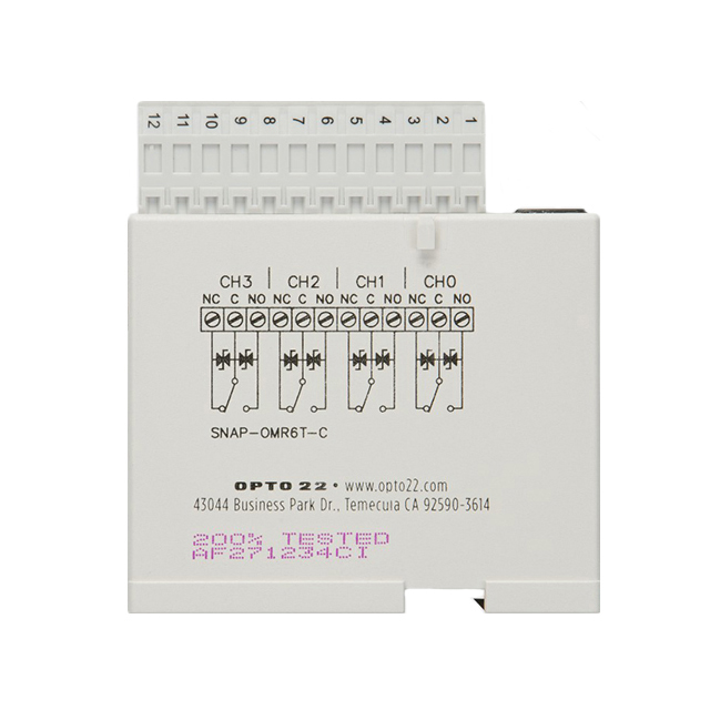 Opto 22 SNAP-OMR6T-C electronic component product image