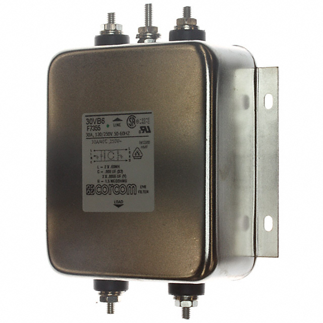 TE Connectivity Corcom Filters 30VB6 electronic component product image