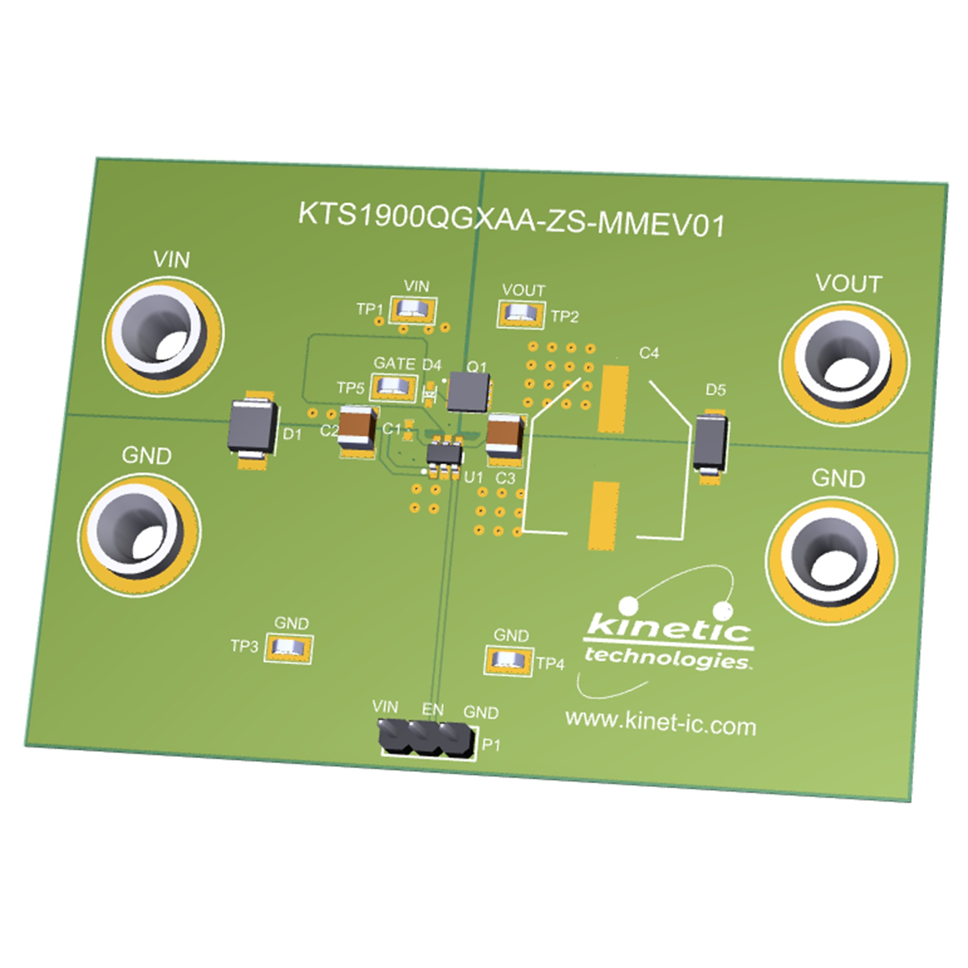 Kinetic Technologies KTS1900QGXAA-ZS-MMEV01 electronic component product image