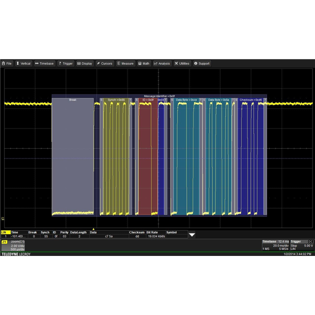 Teledyne LeCroy T3DSO2000A-FLEXRAY electronic component product image