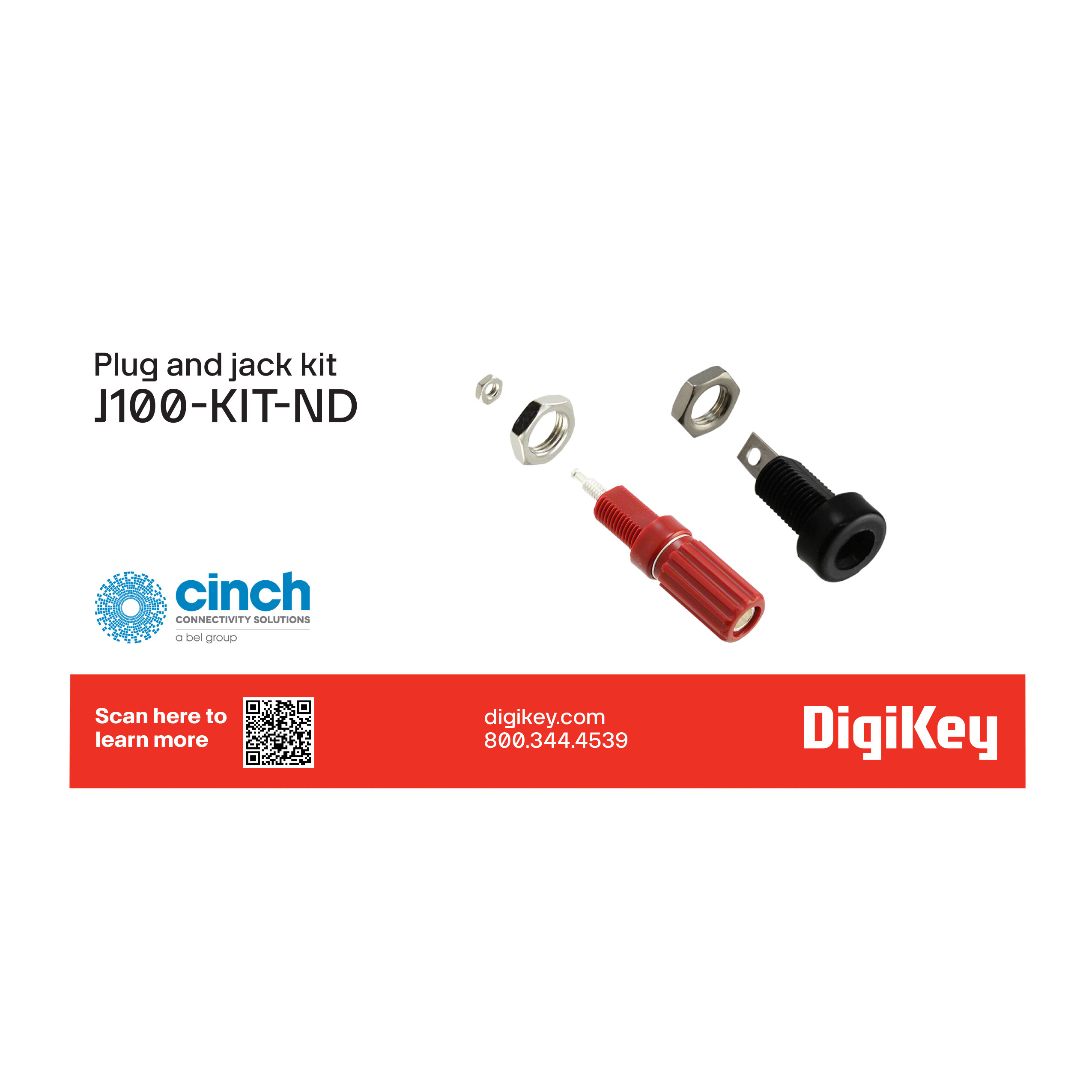 Cinch Connectivity Solutions Johnson J100-KIT electronic component product image