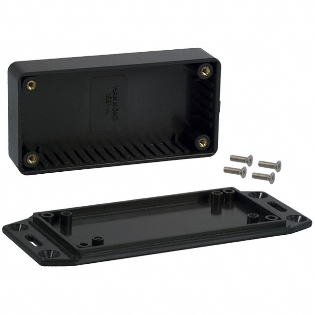 Hammond Manufacturing 1591AFLBK electronic component product image